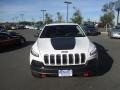 2014 Bright White Jeep Cherokee Trailhawk 4x4  photo #8