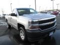 Silver Ice Metallic - Silverado 1500 WT Regular Cab 4x4 Photo No. 1