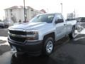 2016 Silver Ice Metallic Chevrolet Silverado 1500 WT Regular Cab 4x4  photo #2