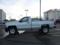 2016 Silver Ice Metallic Chevrolet Silverado 1500 WT Regular Cab 4x4  photo #3