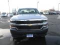 2016 Silver Ice Metallic Chevrolet Silverado 1500 WT Regular Cab 4x4  photo #8