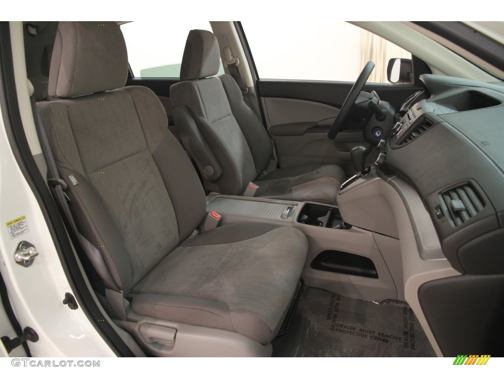 2013 CR-V LX AWD - White Diamond Pearl / Gray photo #12