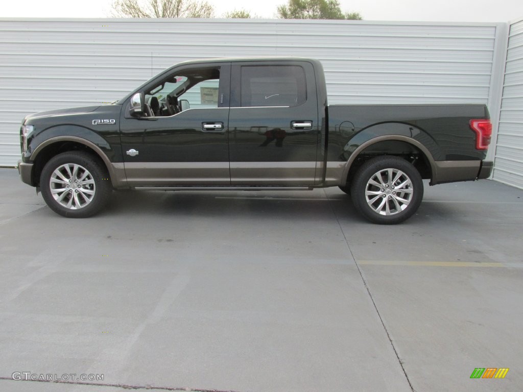 Green Gem 2016 Ford F150 King Ranch SuperCrew Exterior Photo #109904950