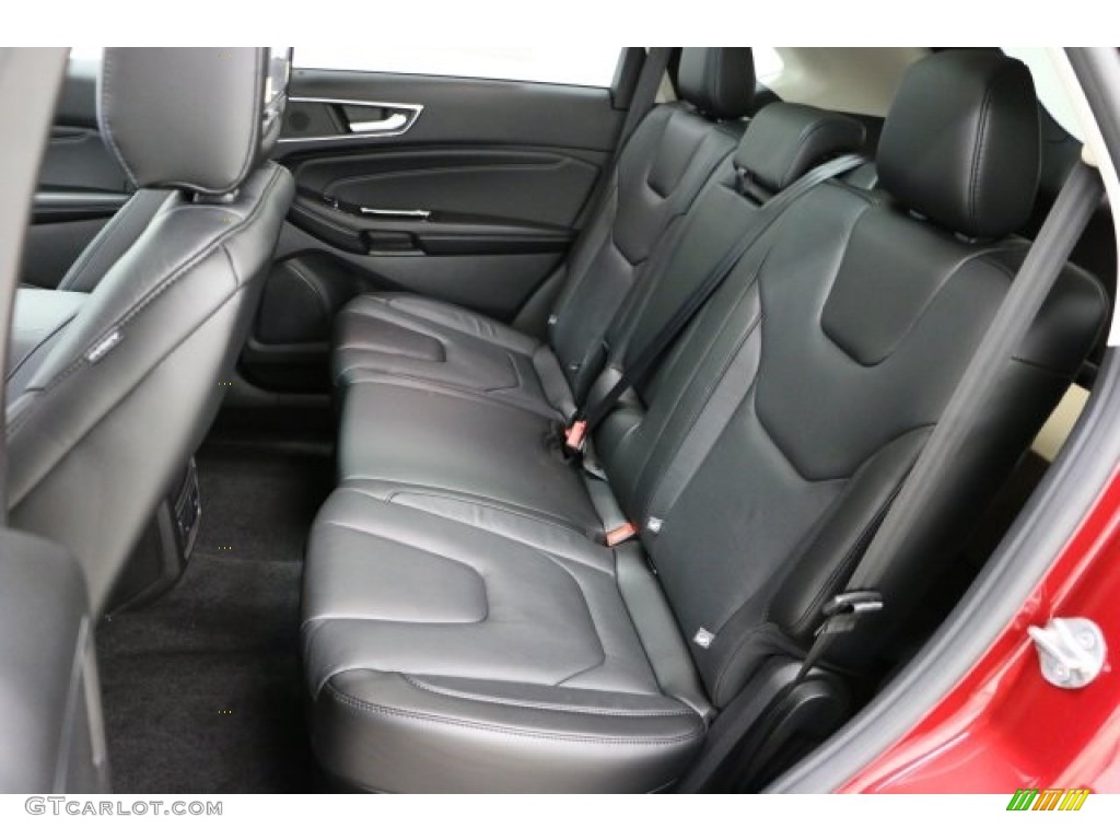 Ebony Interior 2016 Ford Edge Titanium AWD Photo #109904959