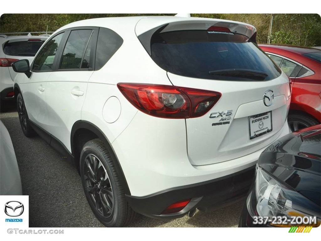2016 CX-5 Grand Touring AWD - Crystal White Pearl Mica / Parchment photo #3