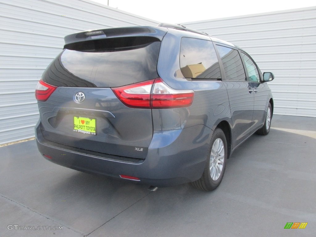 2015 Sienna XLE - Shoreline Blue Pearl / Ash photo #4