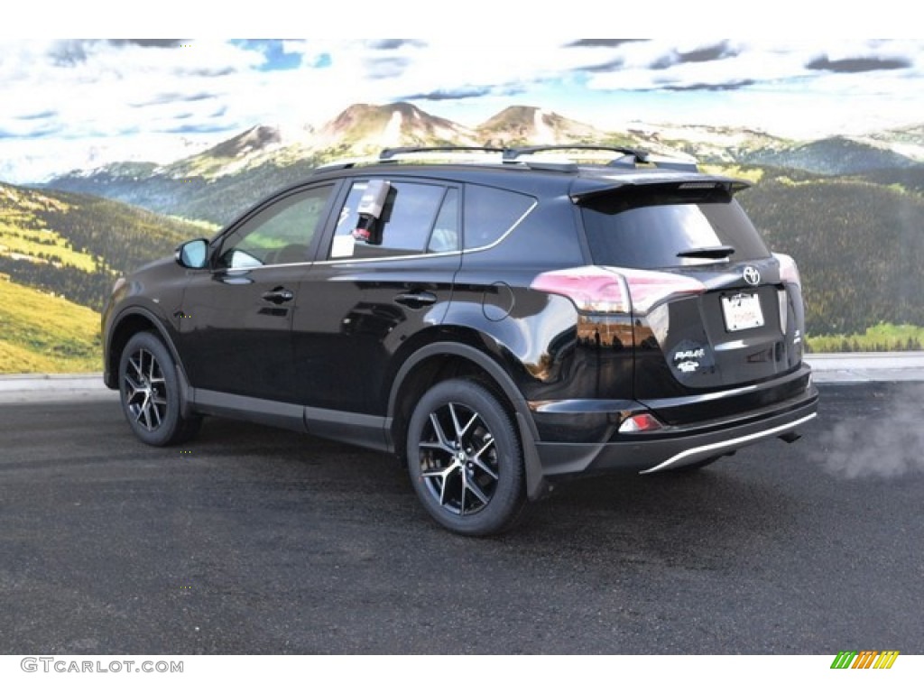 2016 RAV4 SE AWD - Black Sand Pearl / Black photo #3