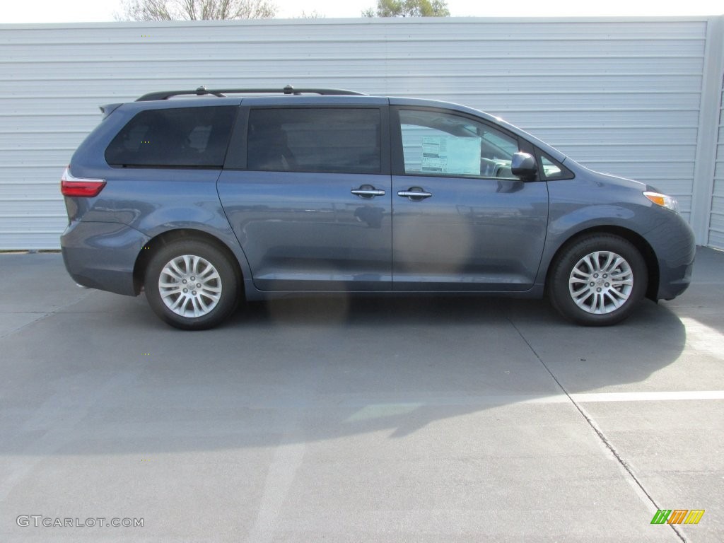 2015 Sienna XLE - Shoreline Blue Pearl / Ash photo #3