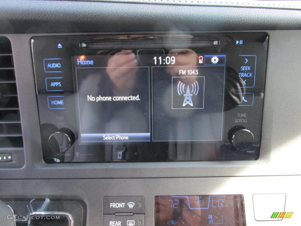 2015 Sienna XLE - Shoreline Blue Pearl / Ash photo #24