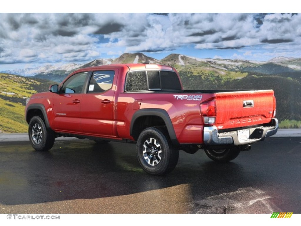 Barcelona Red Metallic 2016 Toyota Tacoma TRD Off-Road Double Cab 4x4 Exterior Photo #109906825