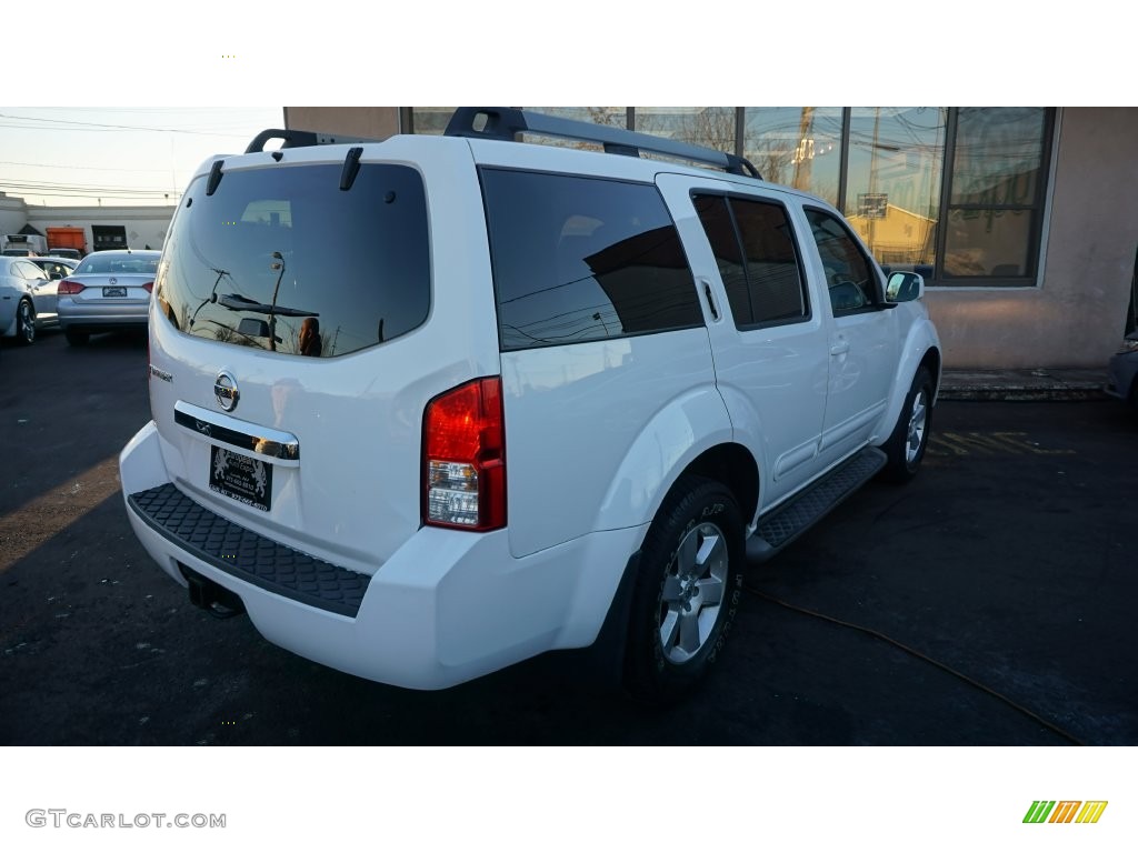 2012 Pathfinder S 4x4 - Avalanche White / Cafe Latte photo #4