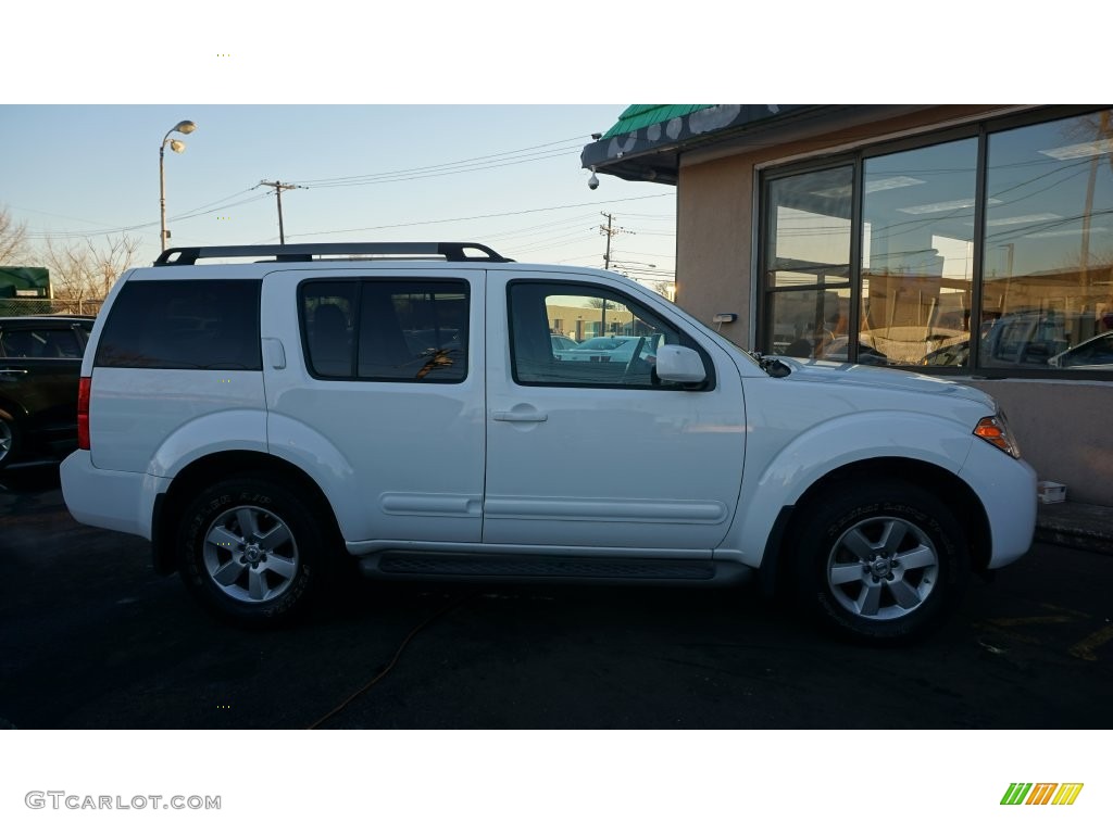 2012 Pathfinder S 4x4 - Avalanche White / Cafe Latte photo #5
