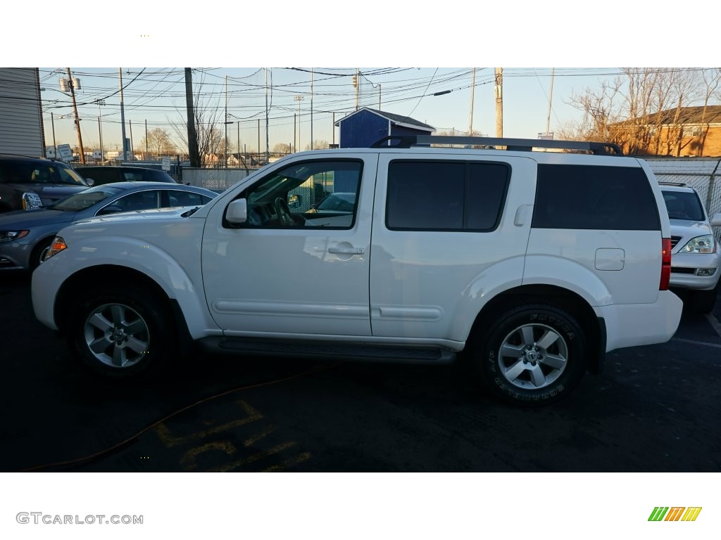 2012 Pathfinder S 4x4 - Avalanche White / Cafe Latte photo #6