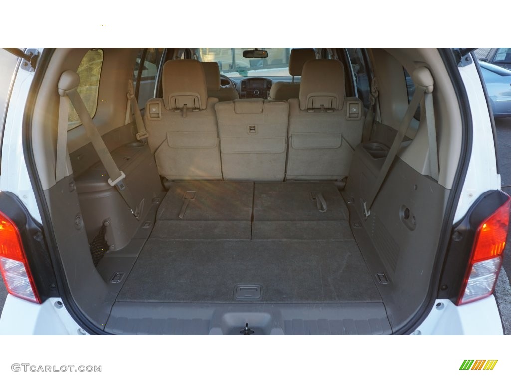 2012 Pathfinder S 4x4 - Avalanche White / Cafe Latte photo #36