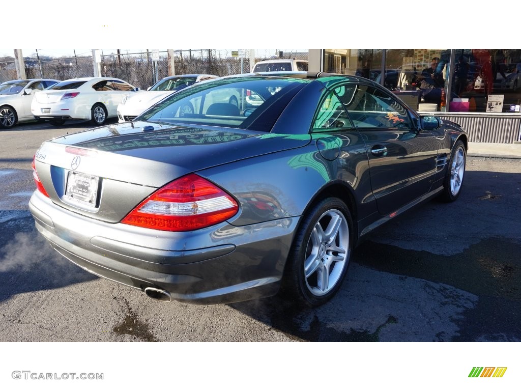 2007 SL 550 Roadster - Aegean Blue Metallic / Black photo #4