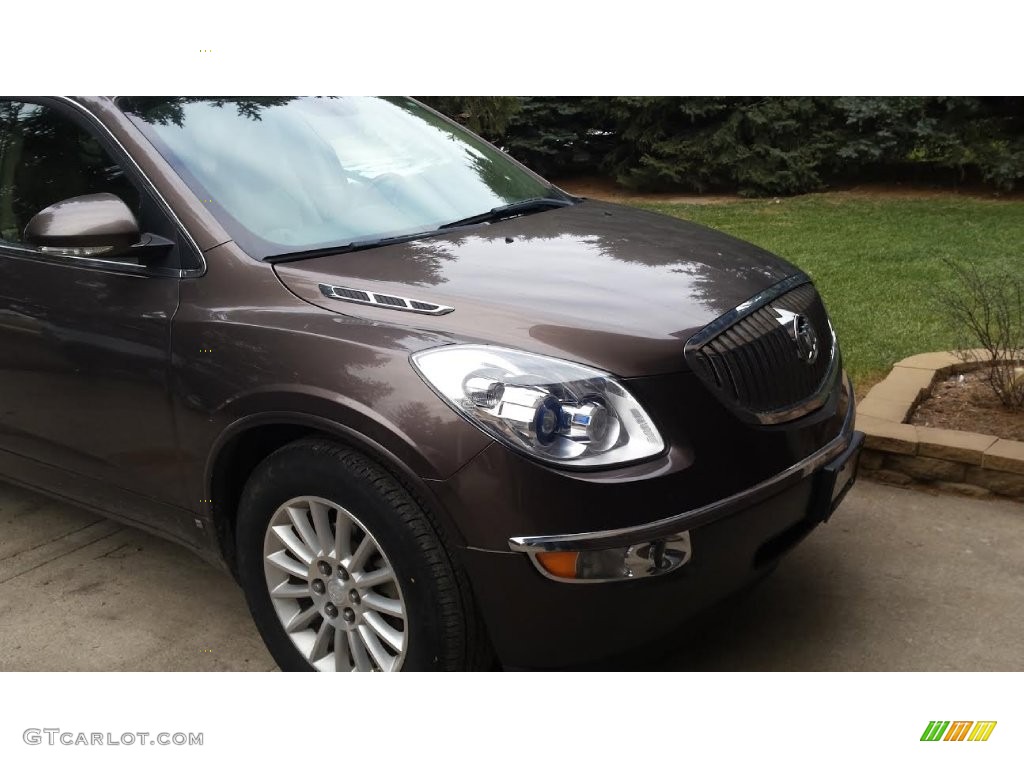 2009 Enclave CXL AWD - Cocoa Metallic / Cocoa/Cashmere photo #2