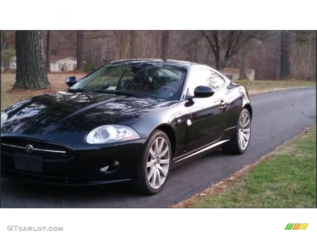 2007 XK XK8 Coupe - Ebony Black / Charcoal photo #2