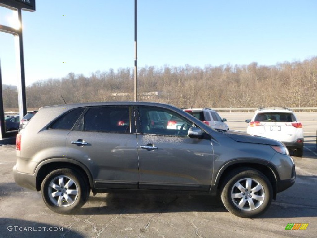 2012 Sorento LX - Titanium Silver / Black photo #9