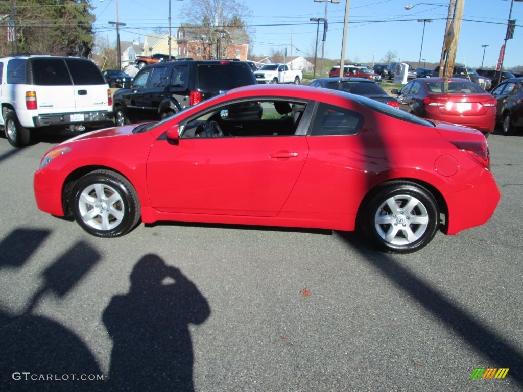 2009 Altima 2.5 S Coupe - Code Red Metallic / Charcoal photo #9