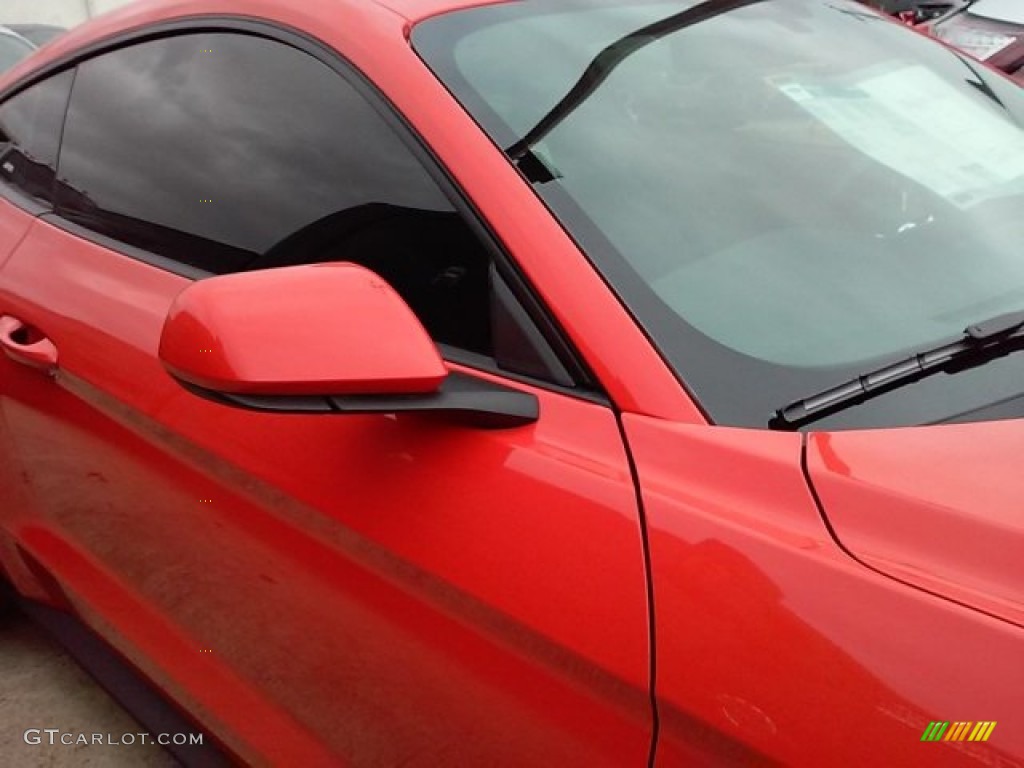 2016 Mustang EcoBoost Coupe - Competition Orange / Ebony photo #4