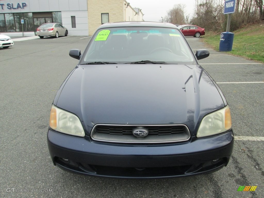 2003 Legacy L Sedan - Mystic Blue Pearl / Gray photo #3