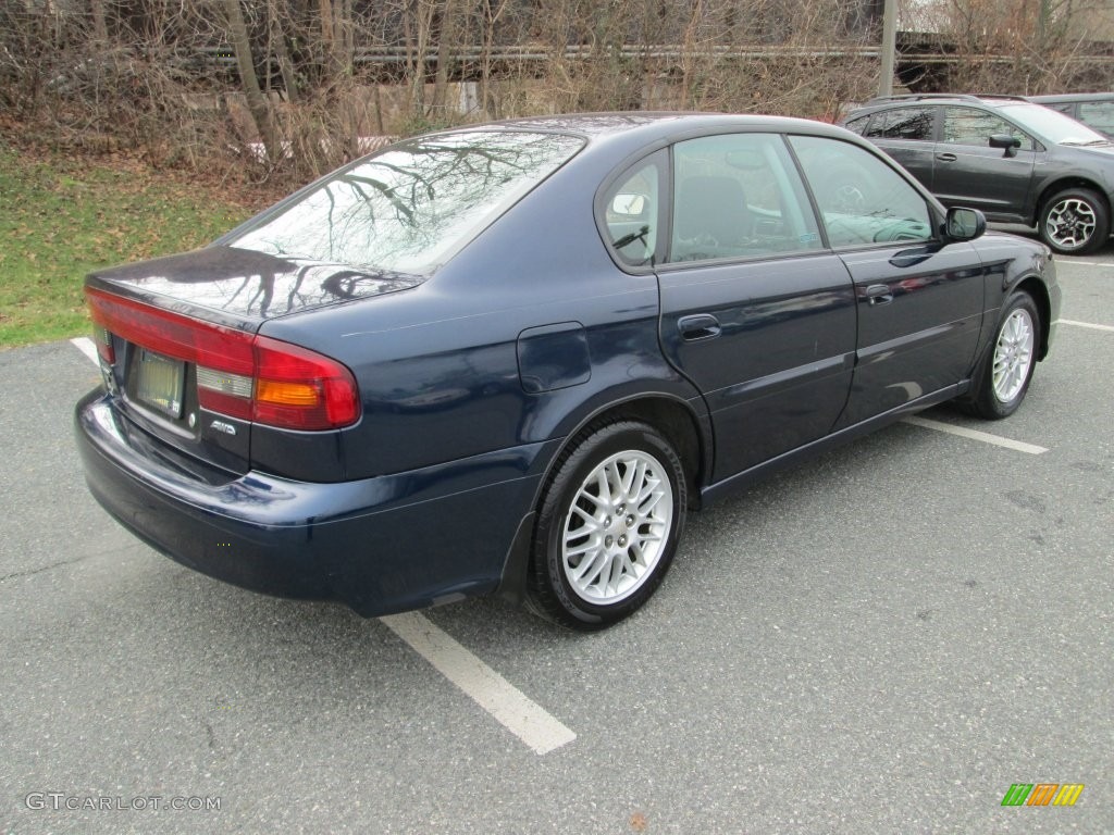 2003 Legacy L Sedan - Mystic Blue Pearl / Gray photo #6