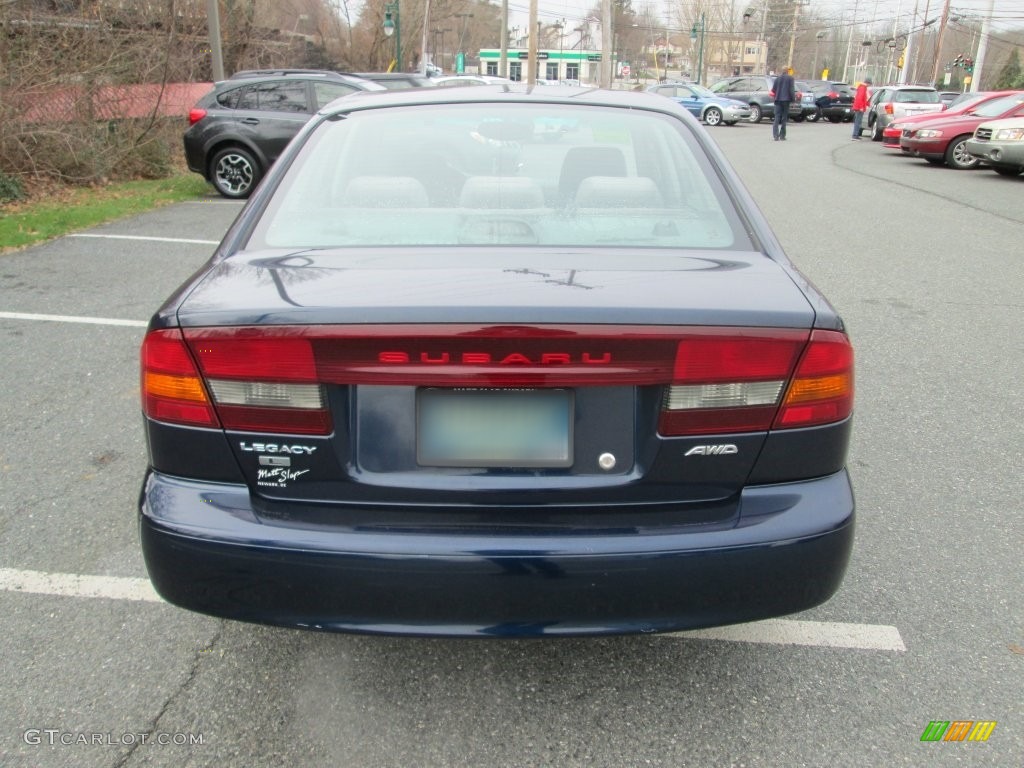 2003 Legacy L Sedan - Mystic Blue Pearl / Gray photo #7