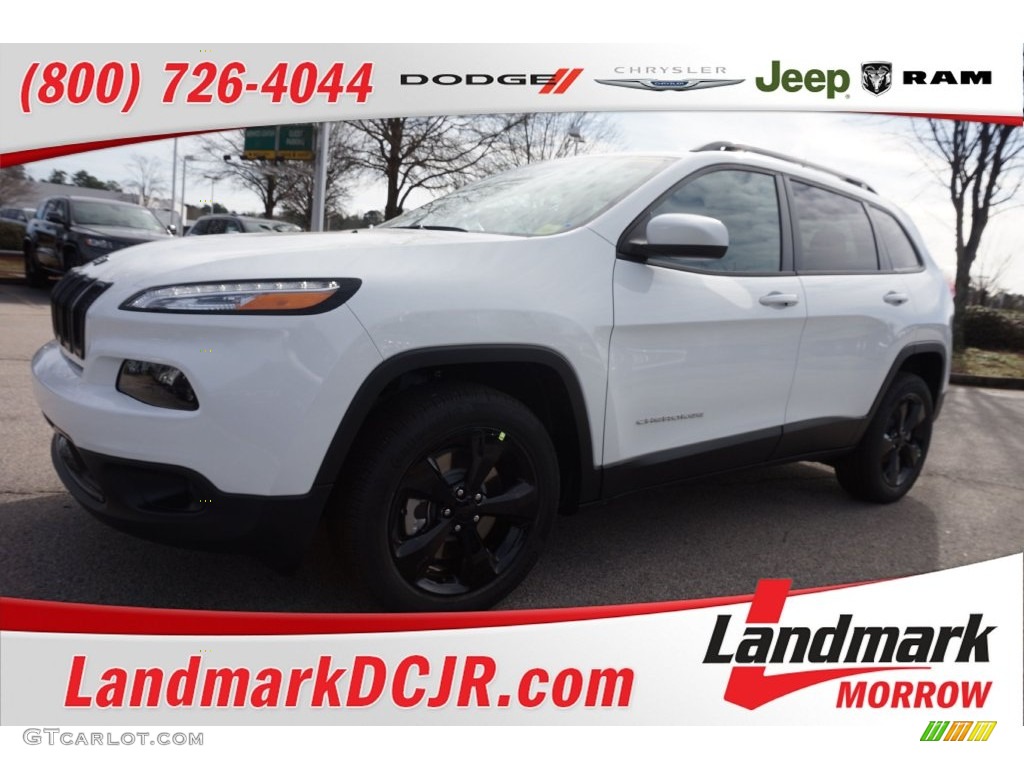 2016 Cherokee Latitude - Bright White / Black photo #1