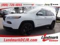 2016 Bright White Jeep Cherokee Latitude  photo #1