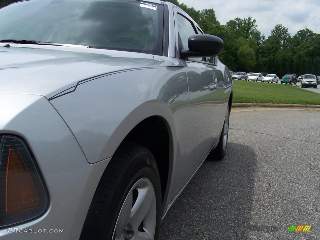 Bright Silver Metallic Dodge Charger