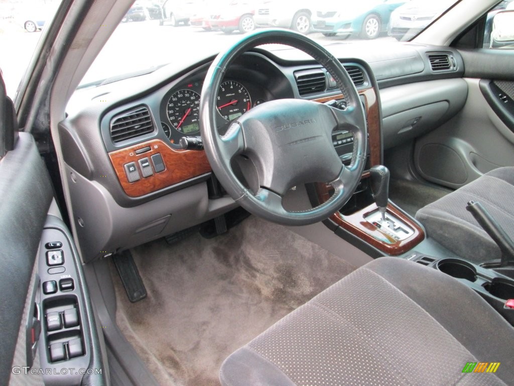 2003 Legacy L Sedan - Mystic Blue Pearl / Gray photo #11