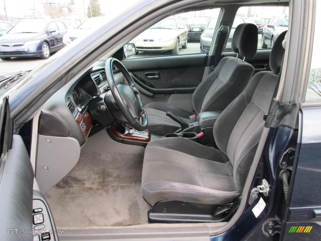 2003 Legacy L Sedan - Mystic Blue Pearl / Gray photo #12