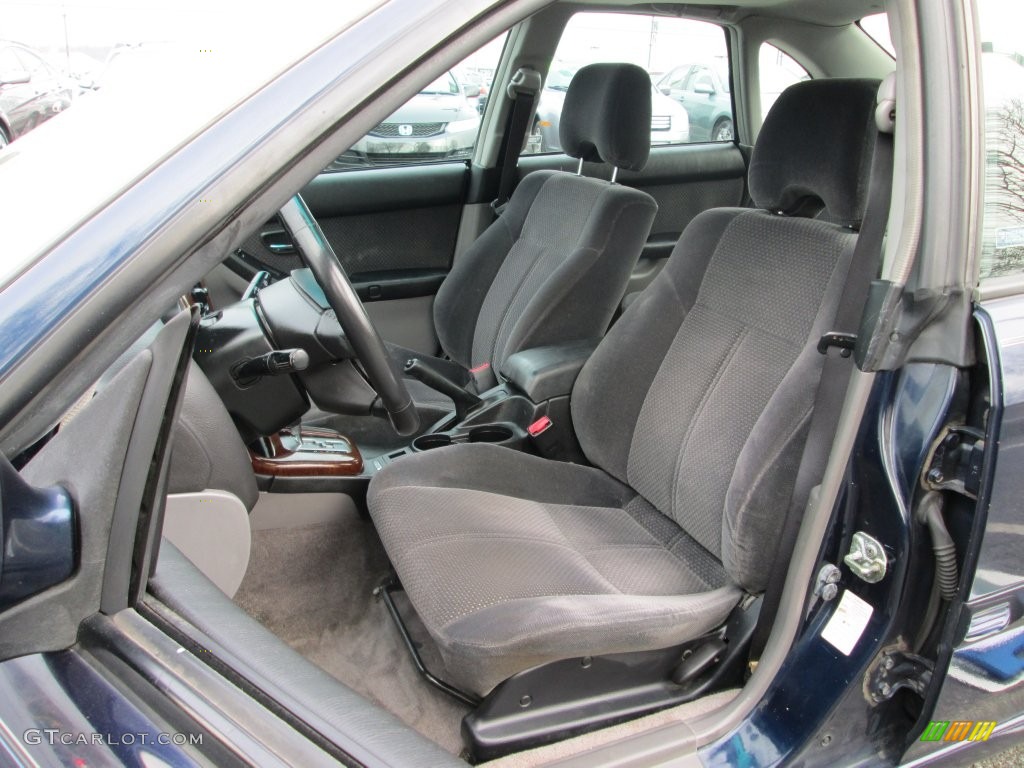 2003 Legacy L Sedan - Mystic Blue Pearl / Gray photo #15