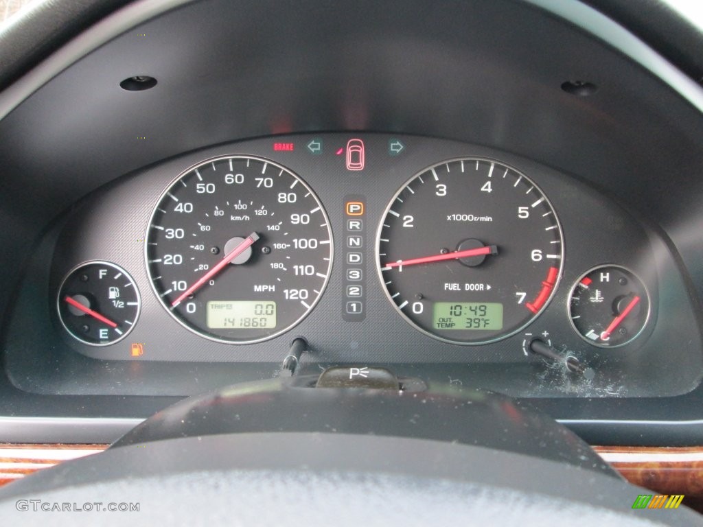 2003 Legacy L Sedan - Mystic Blue Pearl / Gray photo #25