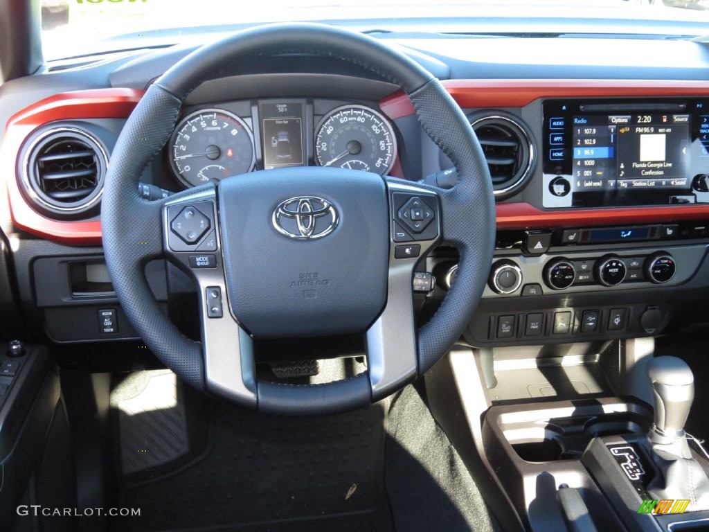 2016 Toyota Tacoma TRD Sport Access Cab 4x4 TRD Graphite Dashboard Photo #109914453