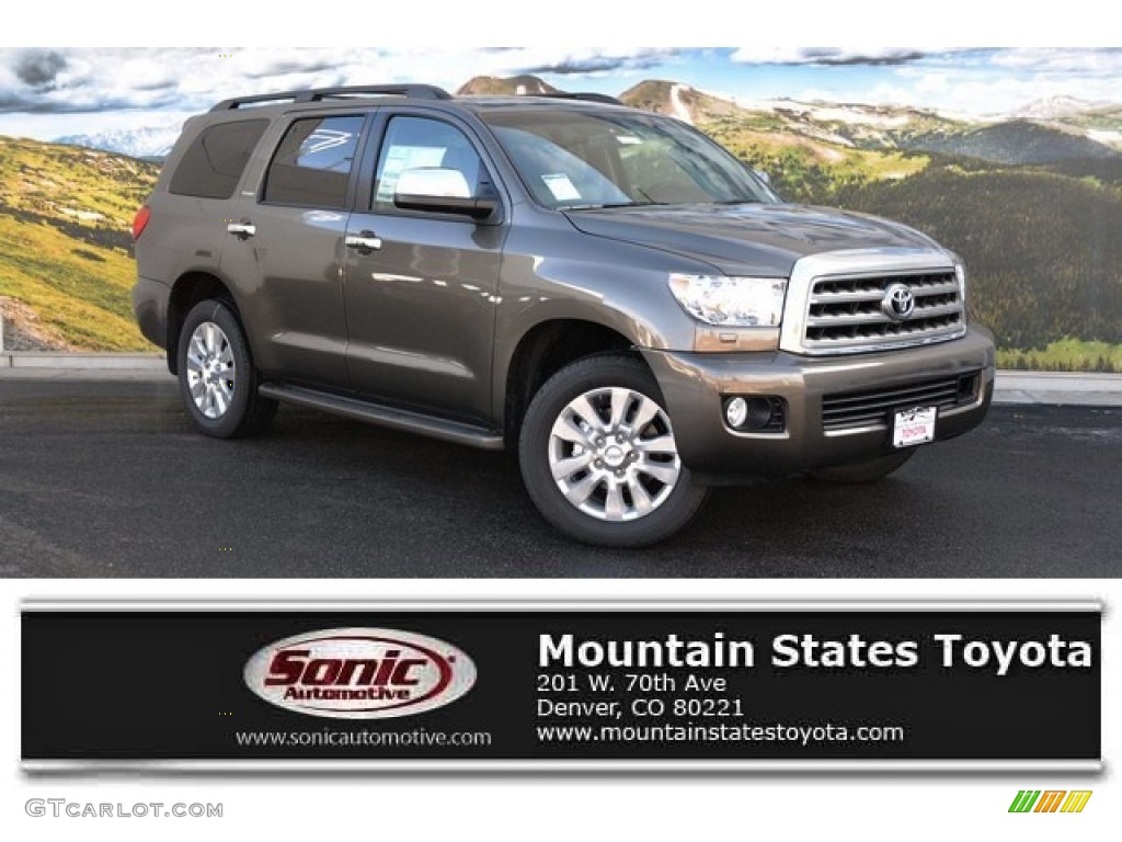 2016 Sequoia Platinum 4x4 - Pyrite Mica / Sand Beige photo #1