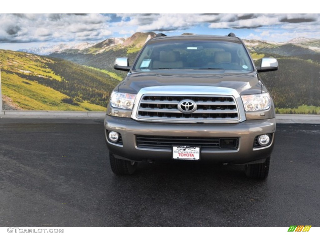 2016 Sequoia Platinum 4x4 - Pyrite Mica / Sand Beige photo #2