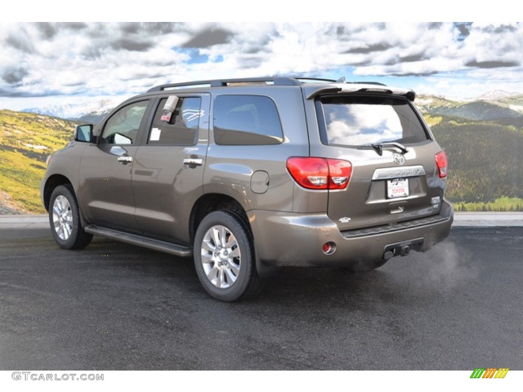 2016 Sequoia Platinum 4x4 - Pyrite Mica / Sand Beige photo #3