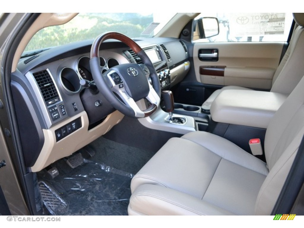 2016 Sequoia Platinum 4x4 - Pyrite Mica / Sand Beige photo #5