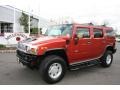 2003 Sunset Orange Metallic Hummer H2 SUV  photo #1