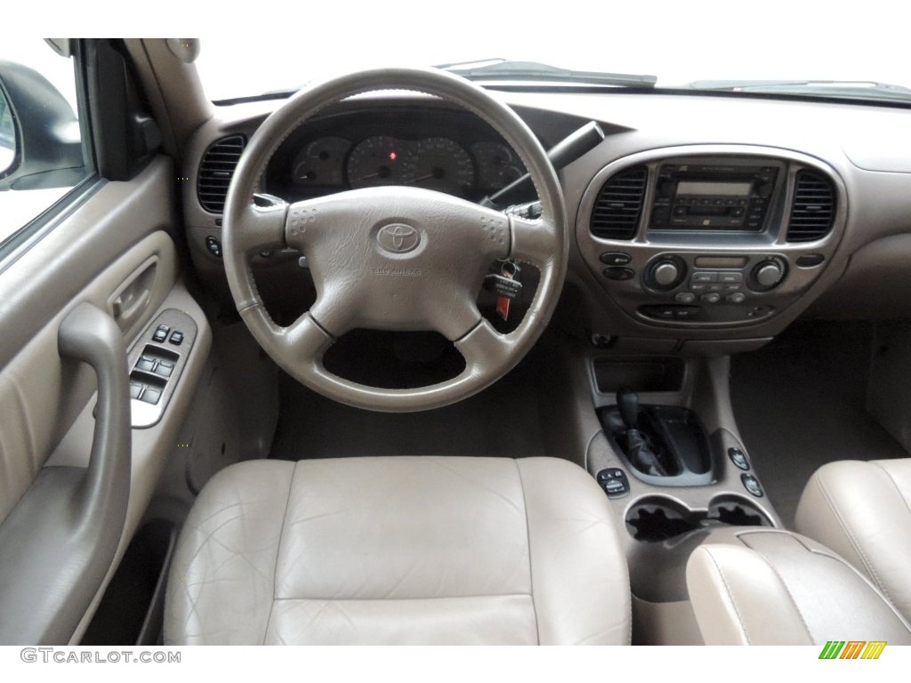 2002 Sequoia Limited 4WD - Natural White / Charcoal photo #10