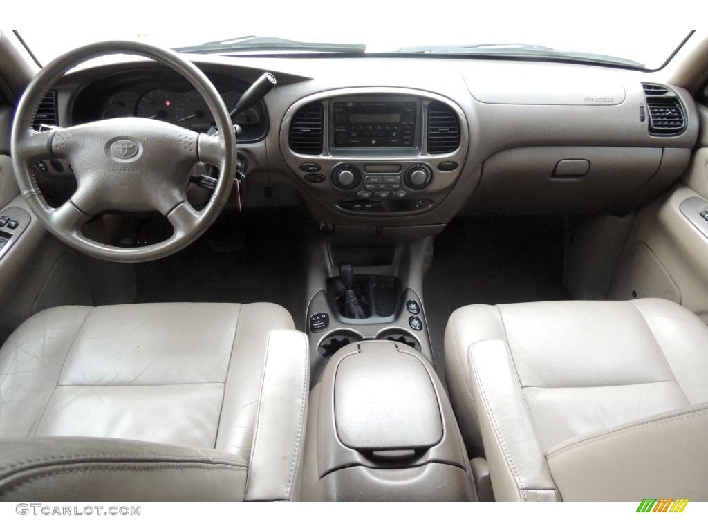 2002 Sequoia Limited 4WD - Natural White / Charcoal photo #11
