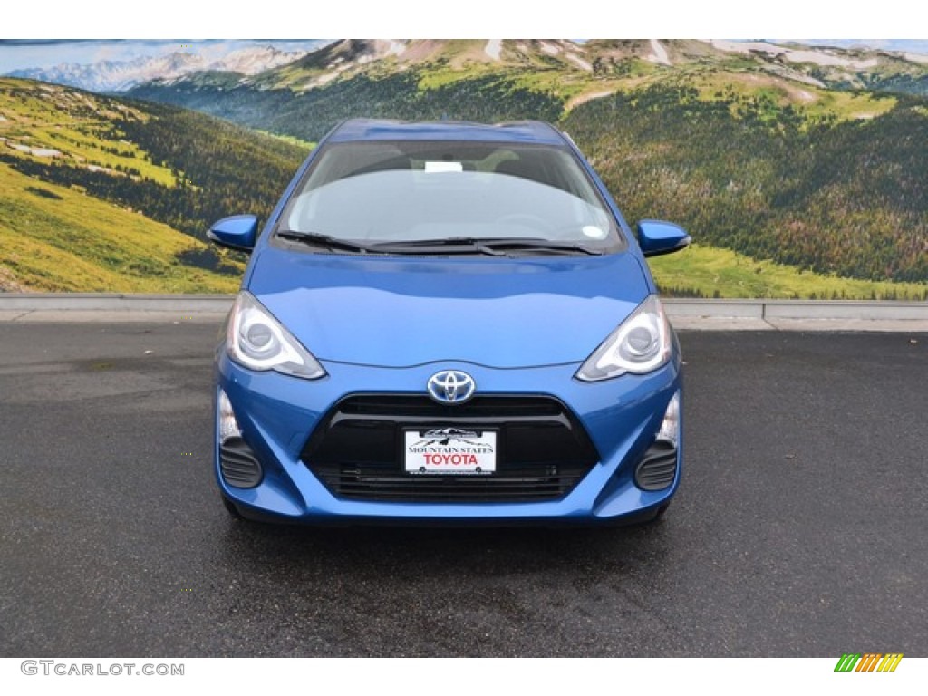 2016 Prius c Two - Blue Streak Metallic / Ash/Black photo #2