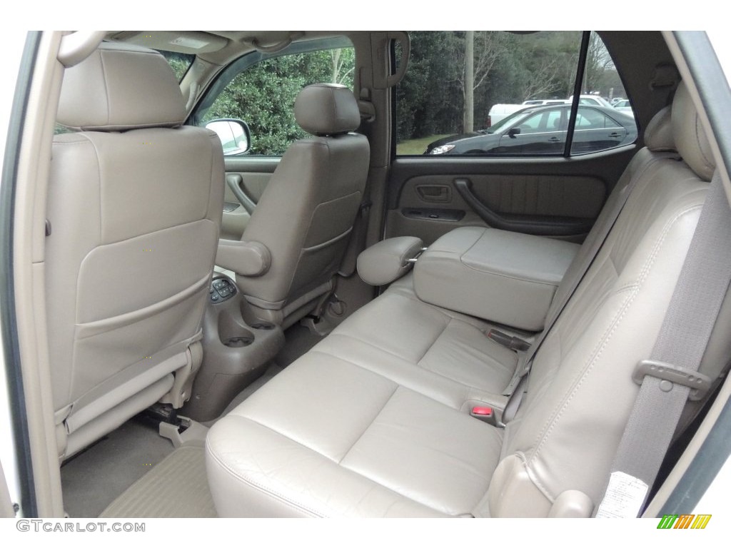 2002 Sequoia Limited 4WD - Natural White / Charcoal photo #19