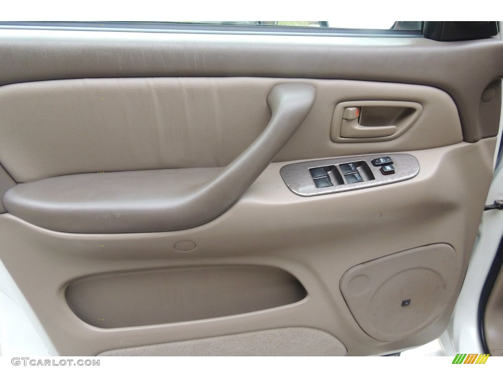 2002 Sequoia Limited 4WD - Natural White / Charcoal photo #23