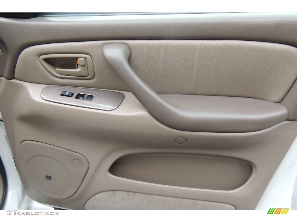 2002 Sequoia Limited 4WD - Natural White / Charcoal photo #24