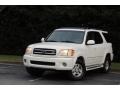 2002 Natural White Toyota Sequoia Limited 4WD  photo #27