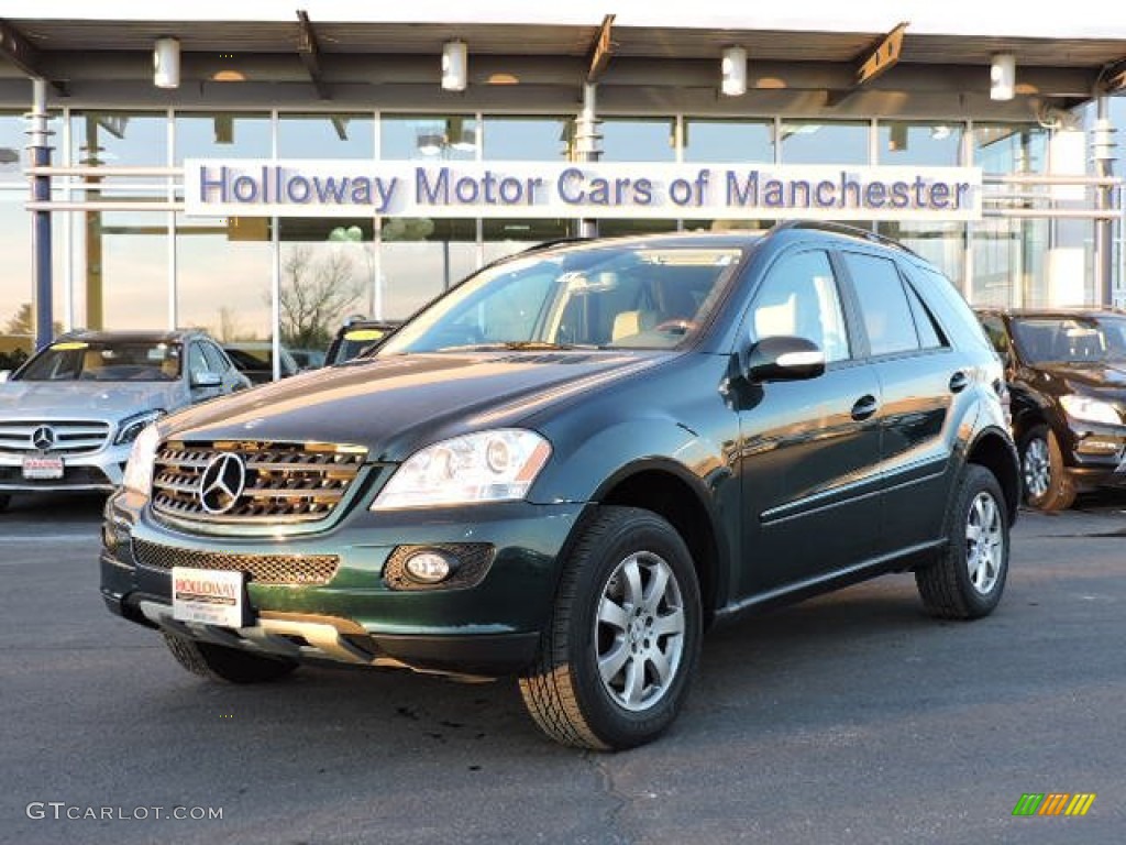 2006 ML 350 4Matic - Everest Green Metallic / Ash photo #1