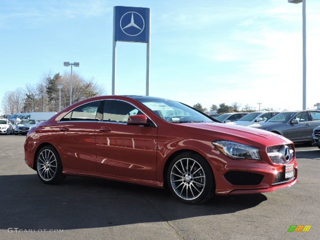 2016 CLA 250 4Matic - Jupiter Red / Black photo #3
