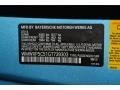B86: Electric Blue Metallic 2016 Mini Hardtop Cooper 2 Door Color Code